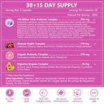 Nature Target Women's Probiotics with Prebiotics, 90 Veggie Caps