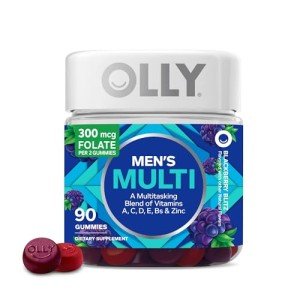 OLLY Men's Multivitamin Gummies - Blackberry Flavor