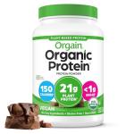 Orgain Organic Vegan Protein Powder, Chocolate Fudge