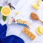 Atkins Lemon High Protein Snack Bars, Keto Friendly