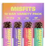 Misfits Protein Bar Variety Pack - 12 Bars