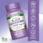 Nature's Truth Black Elderberry Capsules – 100 Count