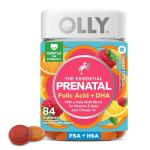 OLLY Prenatal Gummy Multivitamin with Omega 3 DHA