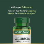 Nature's Bounty Echinacea 400mg Immune Support Capsules