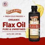 Barlean's Organic Cold Pressed Flaxseed Oil, 16 oz