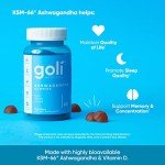 Goli Ashwagandha & Vitamin D Gummies - 60 Count