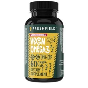 Vegan Omega 3 DHA Algae Oil for Heart & Brain