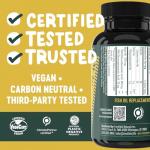 Vegan Omega 3 DHA Algae Oil for Heart & Brain