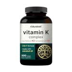 NatureBell Vitamin K Complex Softgels for Heart & Bone