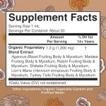 MARYRUTH'S Organic Mushroom Complex - 30 Servings