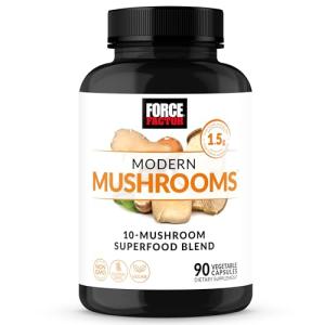 Force Factor Modern Mushrooms Capsules for Energy & Focus