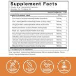 Force Factor Modern Mushrooms Capsules for Energy & Focus