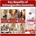 Ashwagandha Gummies for Stress Relief - 90 Count