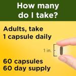 Ashwagandha Capsules 125mg for Stress Relief, 60 Count