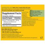 Ashwagandha Capsules 125mg for Stress Relief, 60 Count