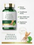 Carlyle Panax Ginseng & Ginkgo 5000mg Capsules