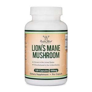 Organic Lion's Mane Mushroom Capsules for Brain Health