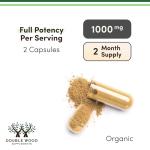 Organic Lion's Mane Mushroom Capsules for Brain Health