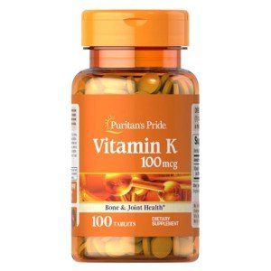Puritan's Pride Vitamin K 100mcg - Bone & Joint Support