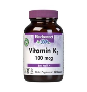 Bluebonnet Vitamin K1 100 mcg for Bone Health