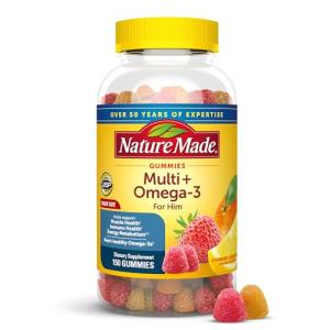 Nature Made Omega-3 Men's Multivitamin Gummies, 150 Count