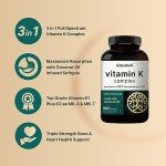 NatureBell Vitamin K Complex Softgels for Heart & Bone