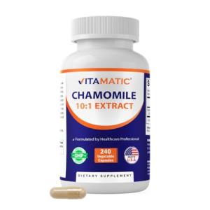 Vitamatic Chamomile 2500 mg - 240 Veg Capsules