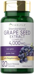 Carlyle Grape Seed Extract 120 Quick Release Capsules