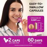 Organic Resveratrol Supplement for Heart Health - 120 Capsules