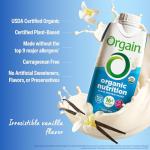Orgain Organic Vegan Protein Shake - Vanilla Bean
