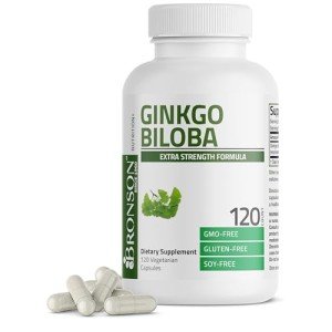 Bronson Ginkgo Biloba Extra Strength for Memory 120 Caps
