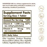 Solgar Vitamin A 1500 mcg - 100 Tablets