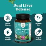 Liver Support NAC & Milk Thistle Capsules
