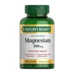 Nature's Bounty Magnesium 500mg Tablets - 200 Count