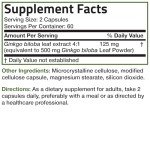 Bronson Ginkgo Biloba Extra Strength for Memory 120 Caps
