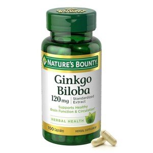 Ginkgo Biloba 120mg Capsules for Memory Support