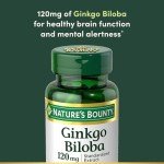 Ginkgo Biloba 120mg Capsules for Memory Support