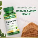 Nature's Bounty Echinacea 400mg Immune Support Capsules