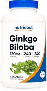 Nutricost Extra Strength Ginkgo Biloba 120mg, 240 Capsules