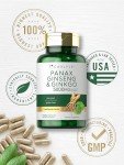 Carlyle Panax Ginseng & Ginkgo 5000mg Capsules