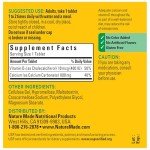 Nature Made Calcium 600 mg + Vitamin D3 Tablets