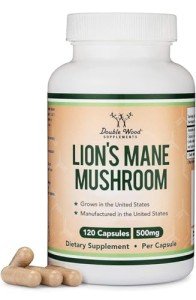 Organic Lion's Mane Mushroom Capsules for Brain Health