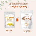 Vitamin D3 5000 IU + K2 MK-7 Softgels