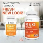 Vitamin D3 K2 5000 IU with MCT Powder - 60 Capsules