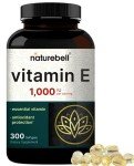 NatureBell Vitamin E Oil Softgels, 1,000 IU, 300 Count