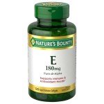 Nature's Bounty Vitamin E Softgels for Antioxidant Support