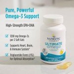 Nordic Naturals Ultimate Omega Fish Oil, Lemon 90 Soft Gels
