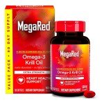 MegaRed Krill Oil 500mg Softgels for Heart Health