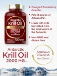 Carlyle Antarctic Krill Oil 2000 mg, 120 Softgels