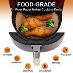 50 Disposable Parchment Sheets for Ninja Air Fryer